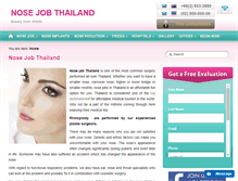 Tablet Screenshot of nosejobthailand.com